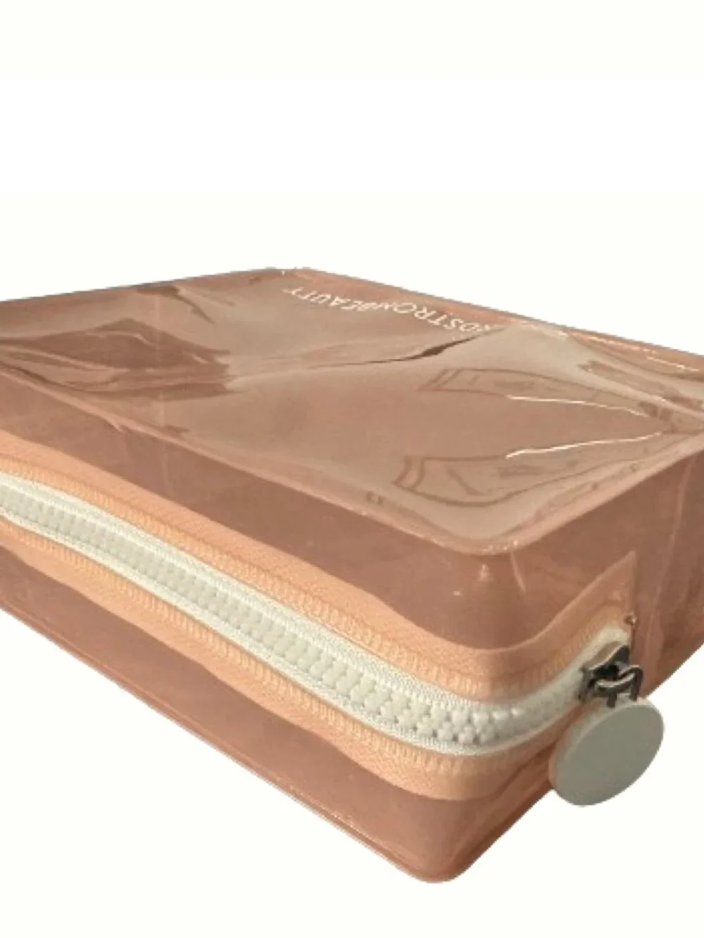 Nordstrom Beauty Translucent Pink Cosmetic Bag – NWOT Travel Makeup Pouch